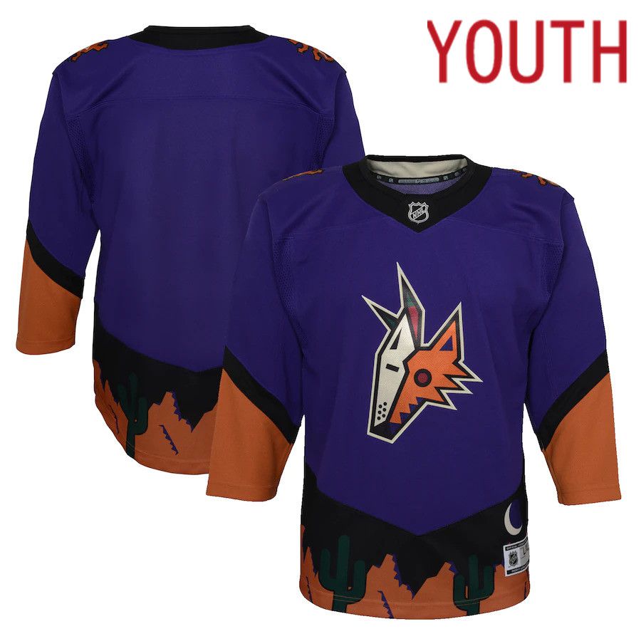 Youth Arizona Coyotes Purple Special Edition Premier NHL Jersey->customized nhl jersey->Custom Jersey
